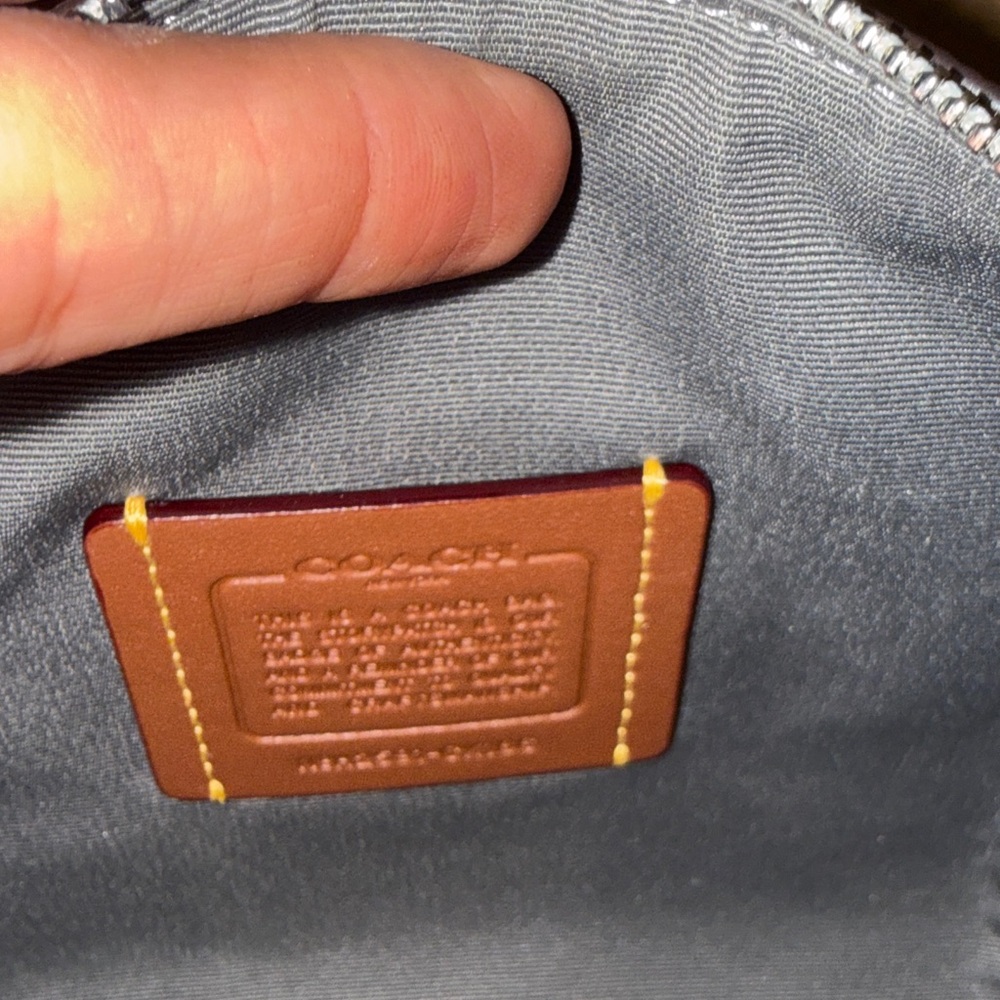 Rare Boxed Mini Rowan Crossbody Bag And Mirror Bag Charm Set In Signature Canvas - Picture 6 of 7